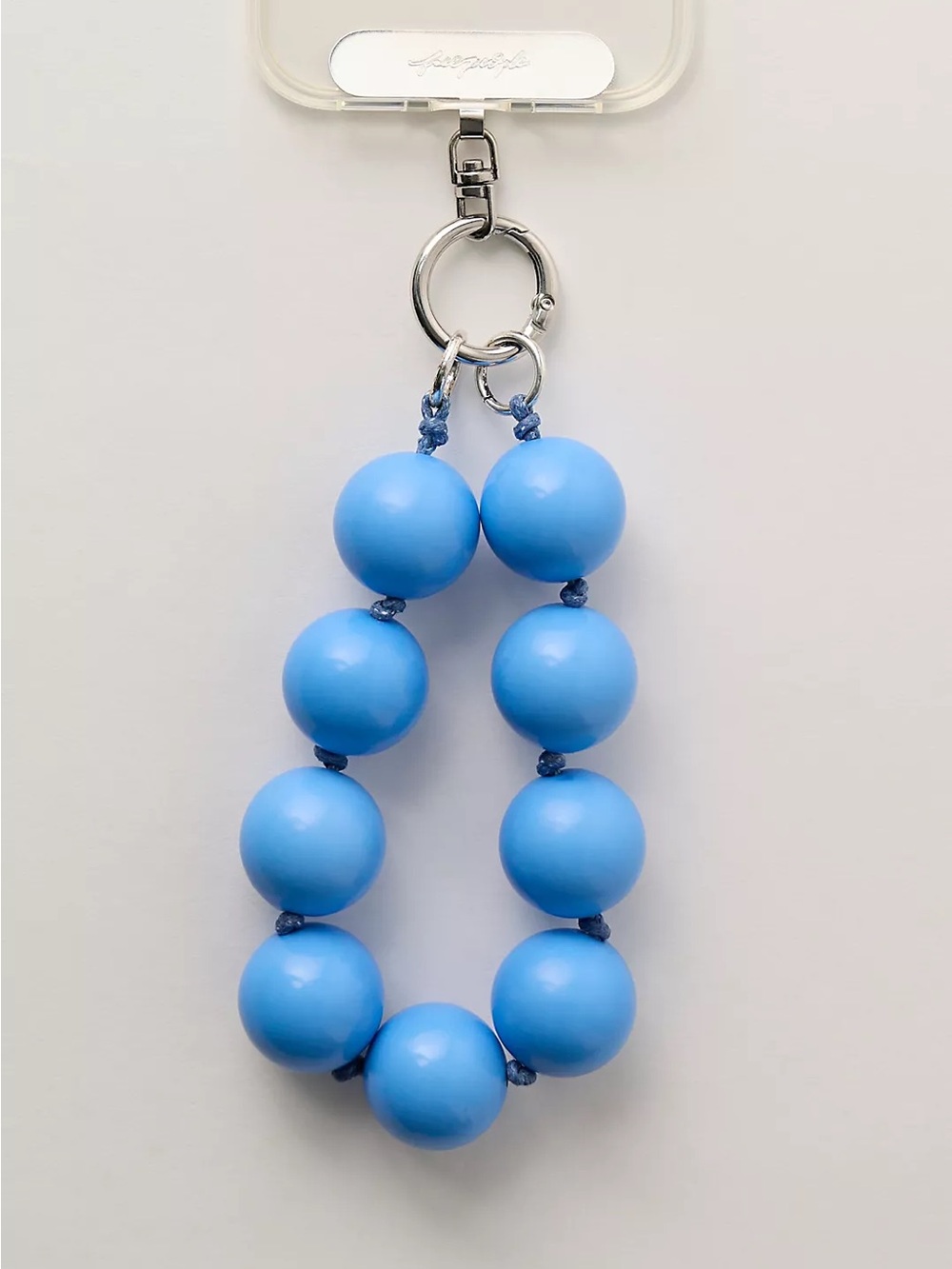 Free People Bauble Phone Wristlet NWT Blue